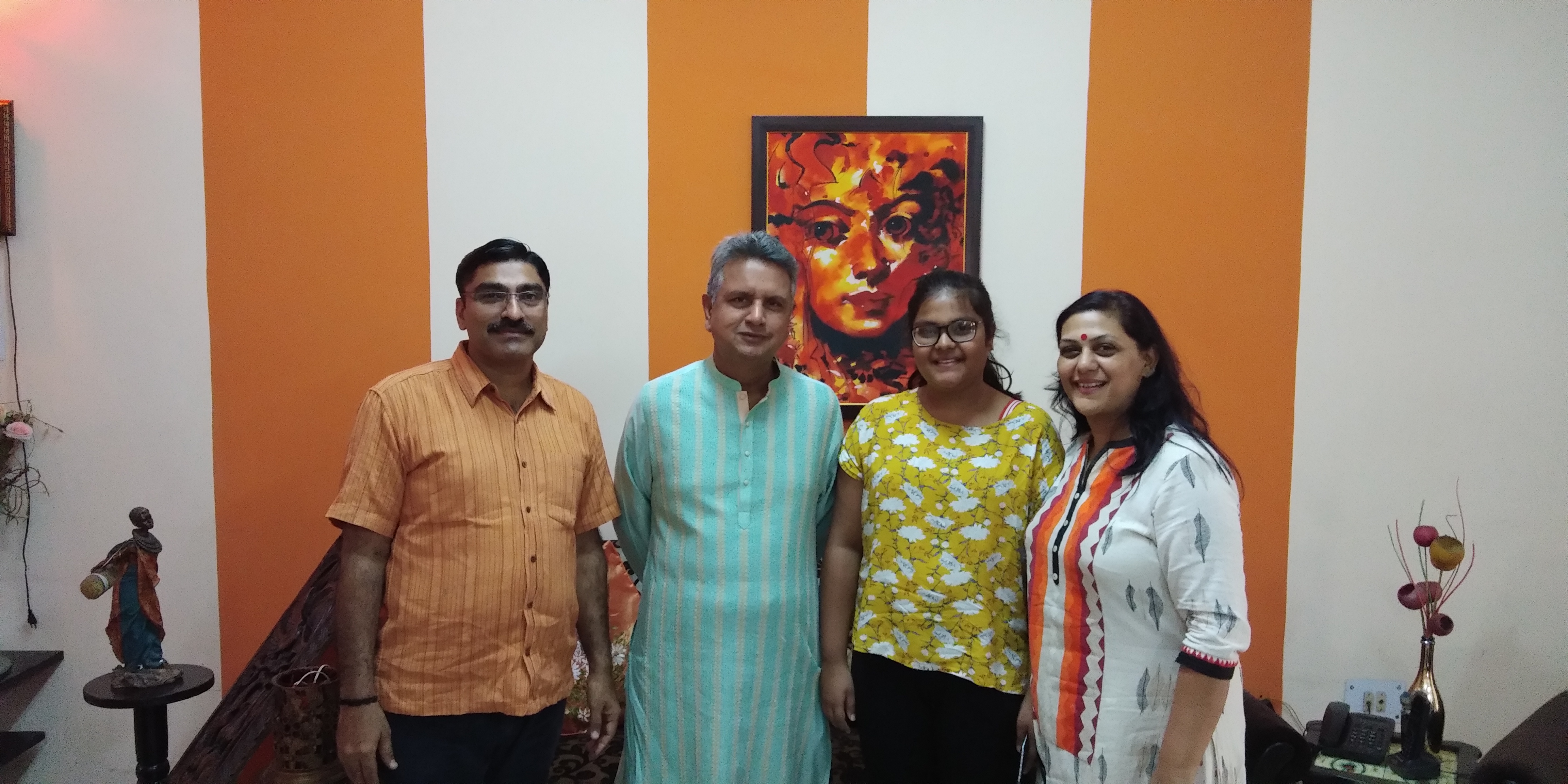 having a friend at home