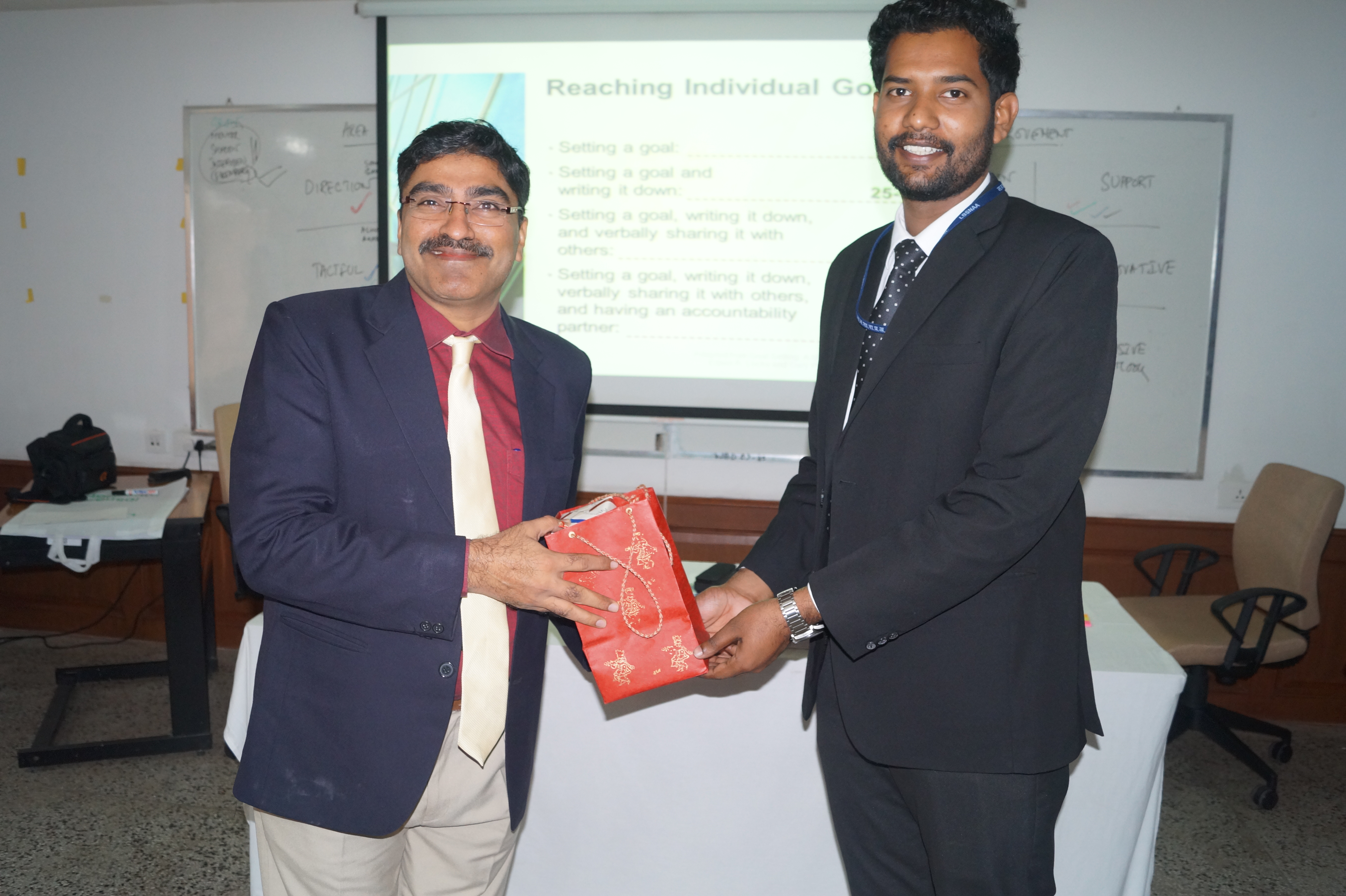 at LBSNAA with IAS officer trainees