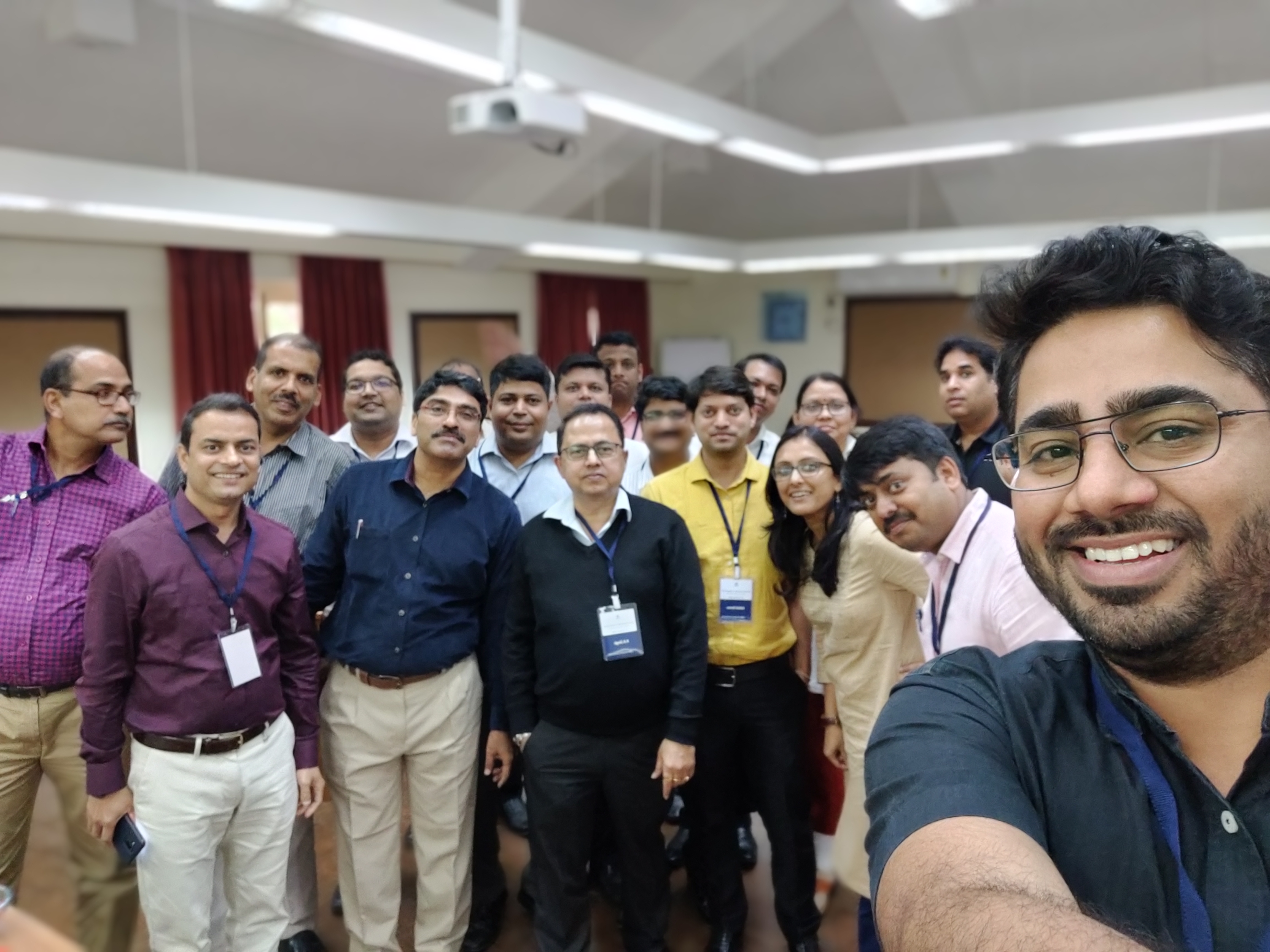 participants with smile